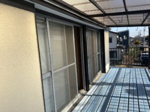 リフォーム前のベランダ