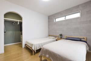 寝室の壁紙